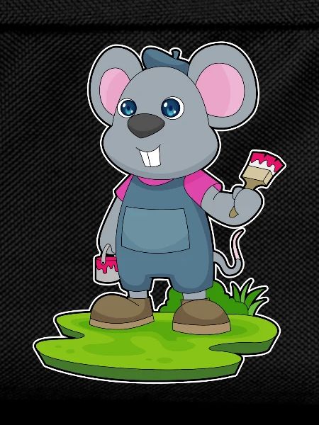 Mouse Painter Brush Painting
