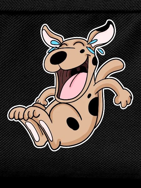 Laughing dog