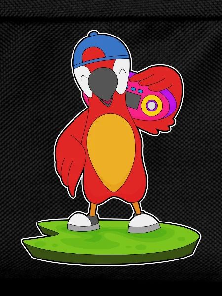 Parrot Ghetto Blaster Music