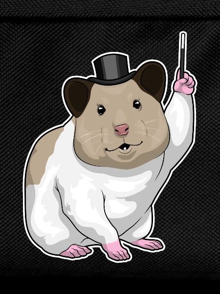 Hamster Zauberer Zauberstab