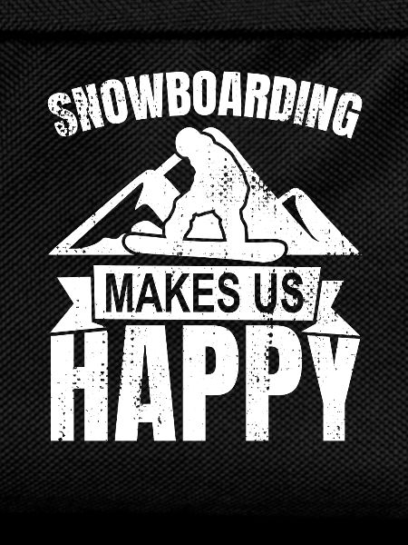 Snowboard slogan