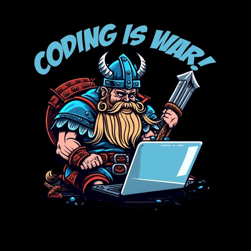 "Coding is war" Wikinger