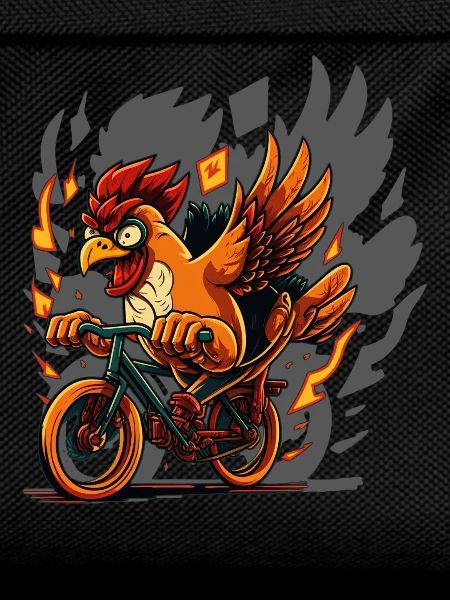 Poulet à vélo