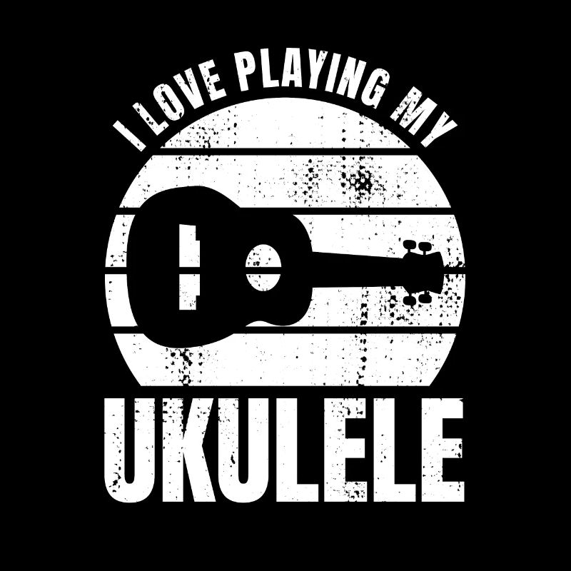 J’adore jouer de mon ukulélé