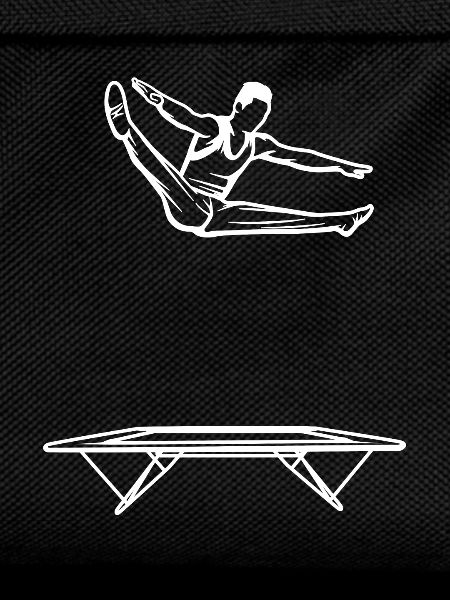 Trampoline jumper boy