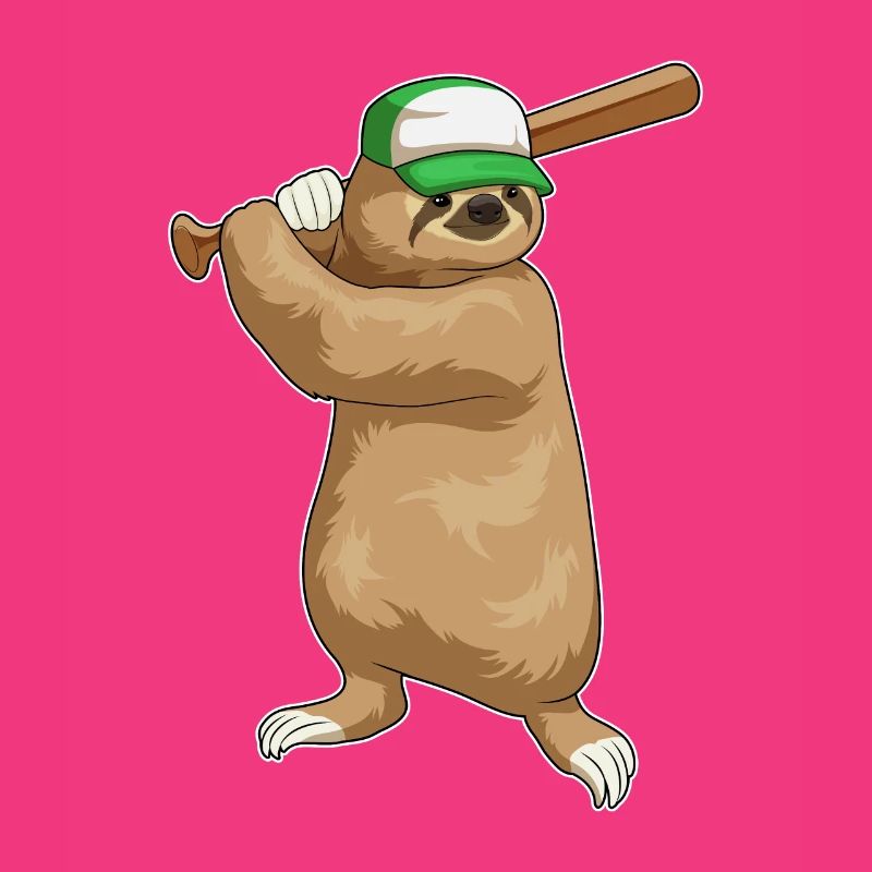 Sloth Baseball Batte de Baseball