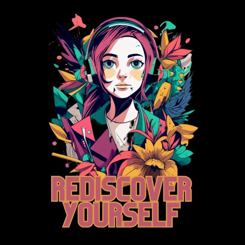 Redécouvrez-vous - Graphique esthétique tendance