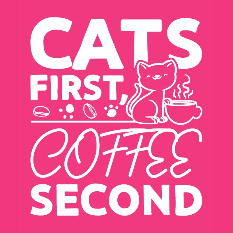 Cats first coffee second