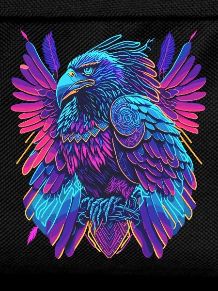 Neon Adler Synthwave Adler