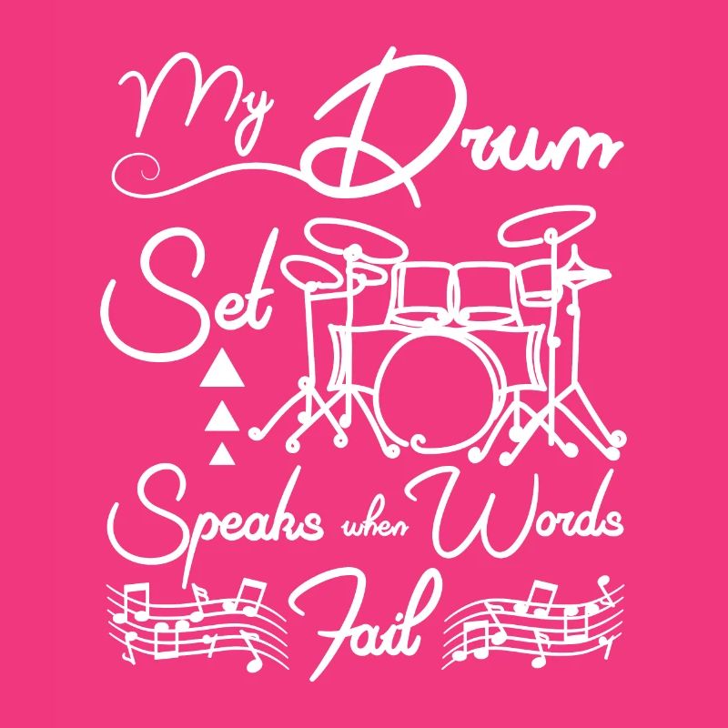 My drum set speaks when words fail