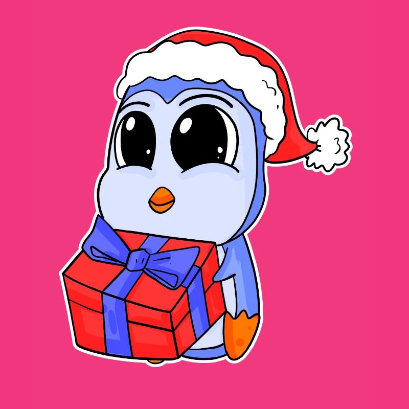 Bébé pingouin Noël
