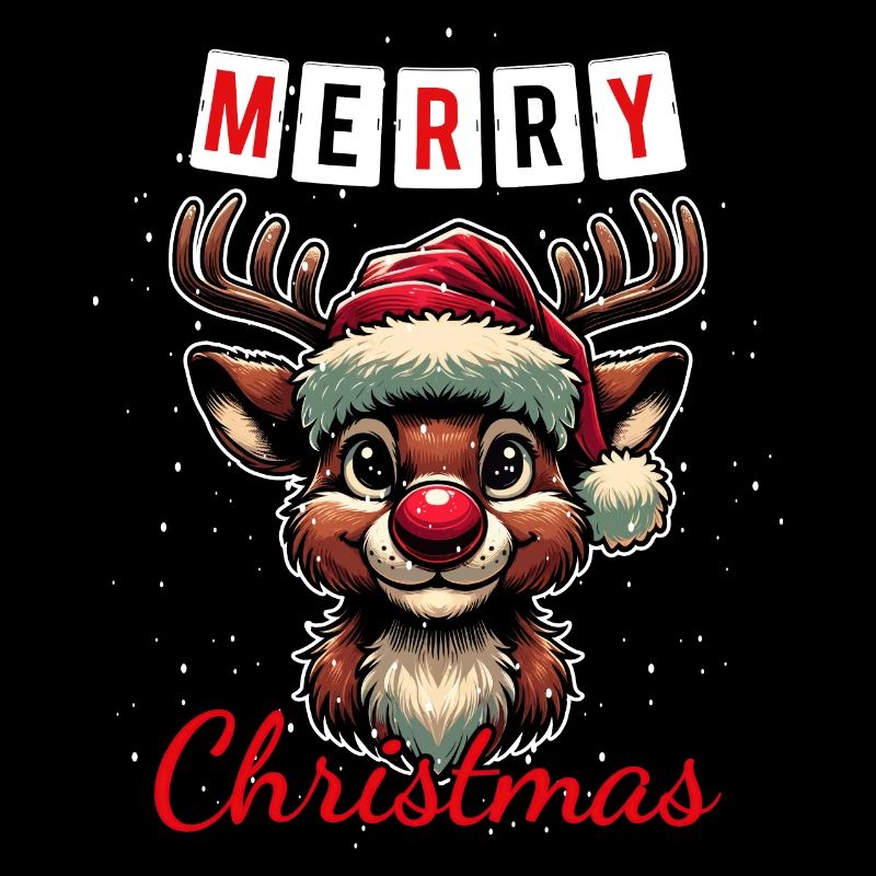 Merry Christmas with Rudolph: Festive Design