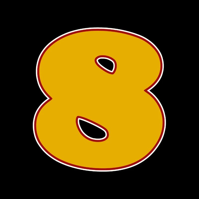 Numéro 8 Numéro Huit Motif