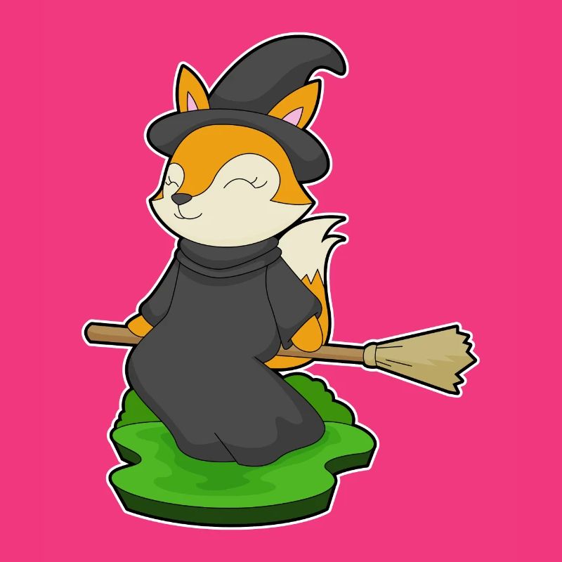 Fox Witch Broom