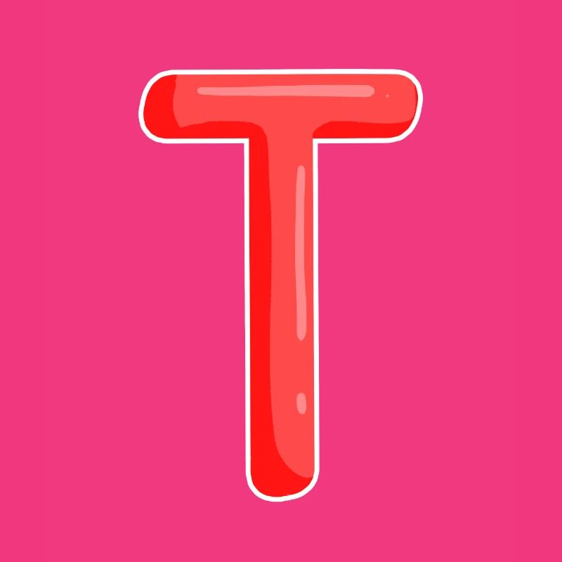 Buchstabe T Anfangsbuchstabe