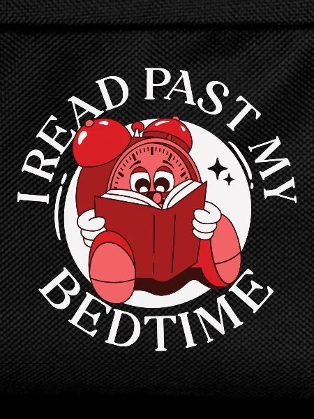 I read past my bedtime