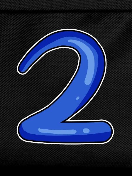 Two - 2 - Number Number