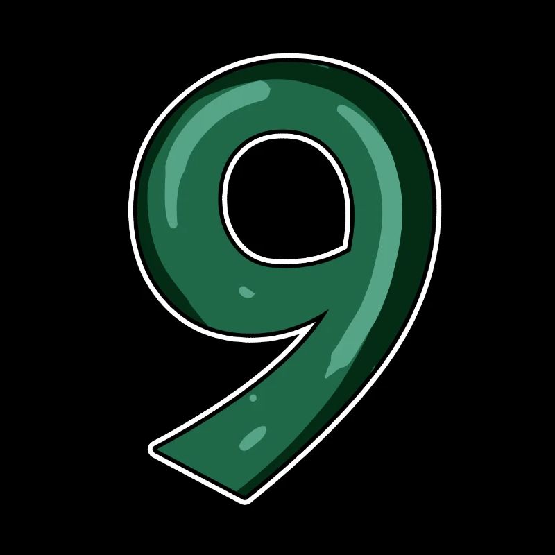 Zahl 9