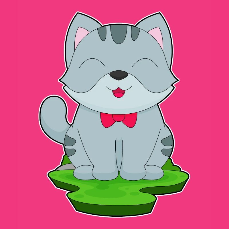 Katze Schleife