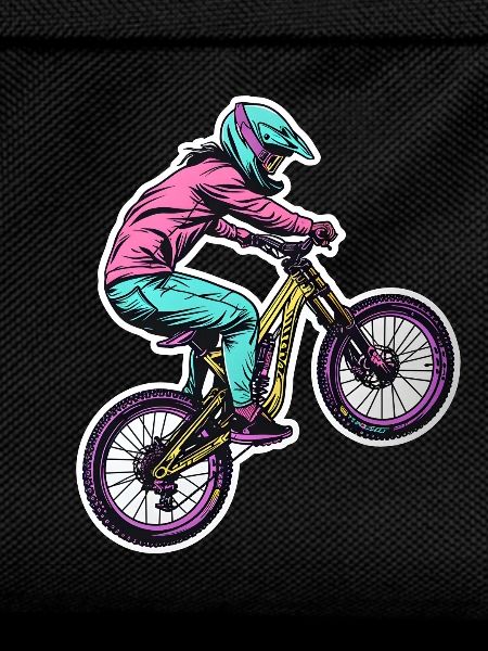 Mountain biker