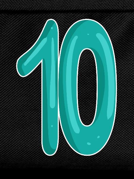 Ten 10 Number Number