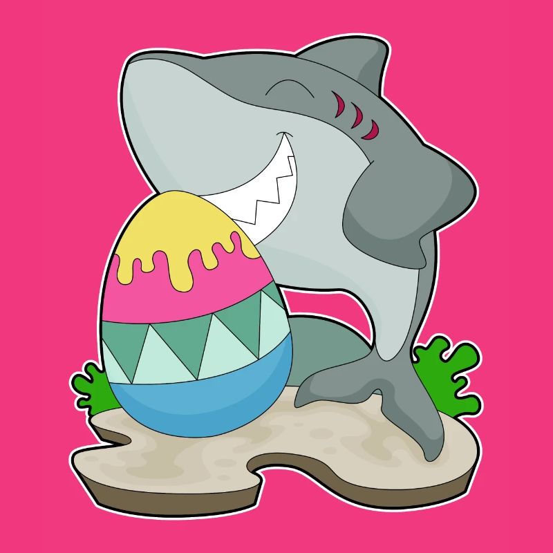 Shark Easter Easter Egg