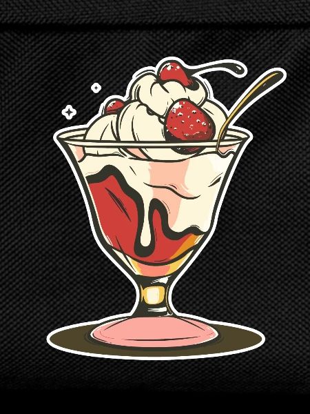 Ice cream sundae Drawing