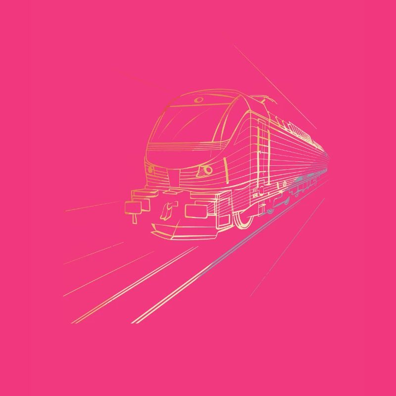 Train Sketch 90s Look