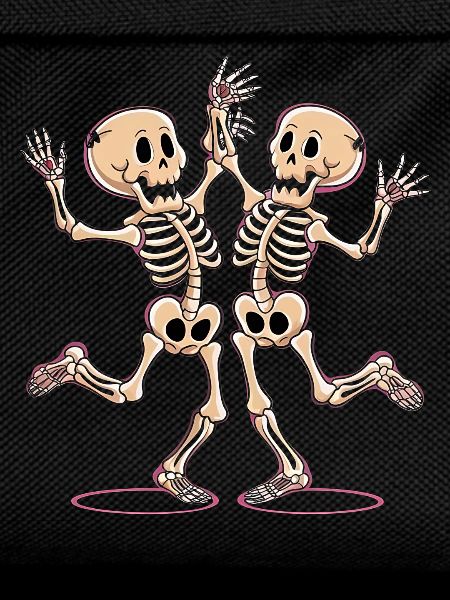 Cheerful Dance Skeleton Figures