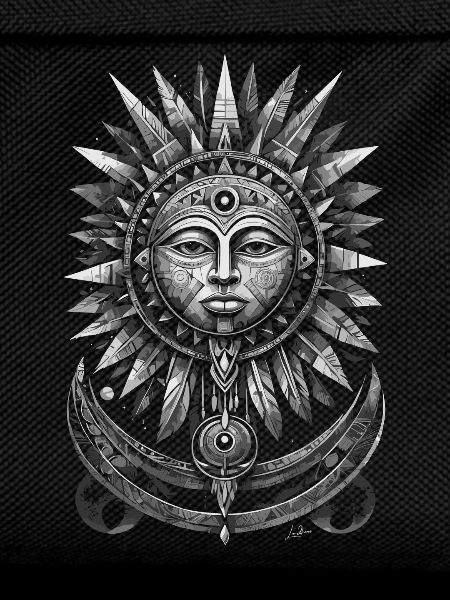 Inca Sun Geometric Silver
