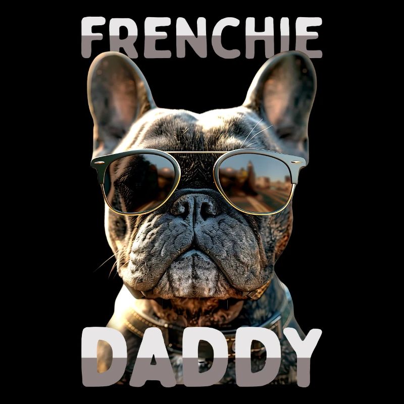 Frenchie Daddy Dad Father's Day Great Dane