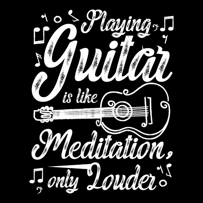 Jouer de la guitare, c’est comme de la méditation, mais en plus fort