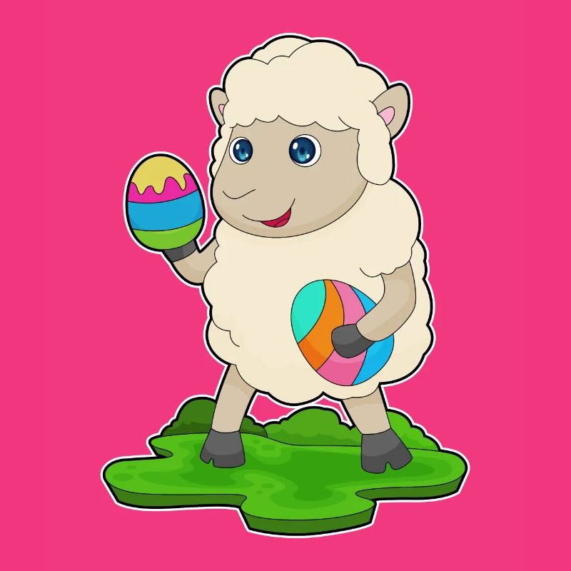 Sheep Easter Easter Eggs