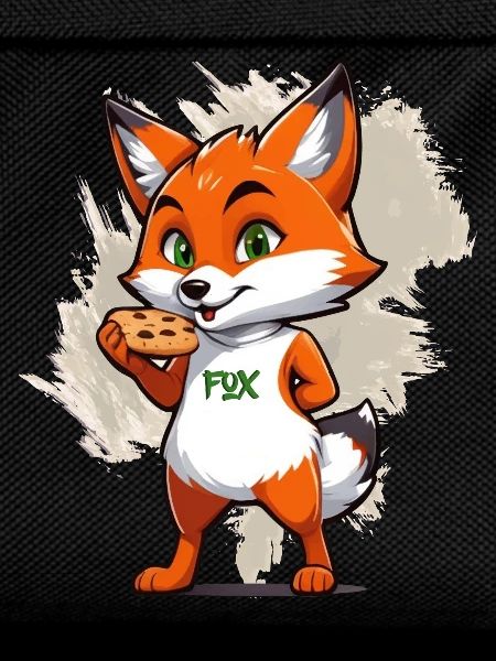 Fox with biscuits