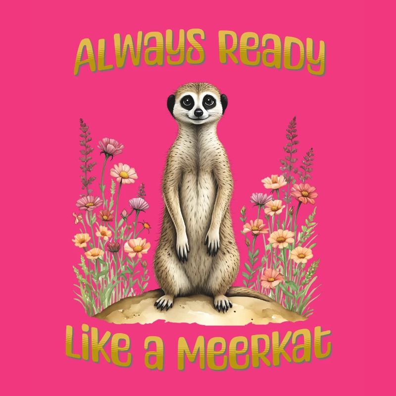 Immer bereit wie ein Erdmännchen