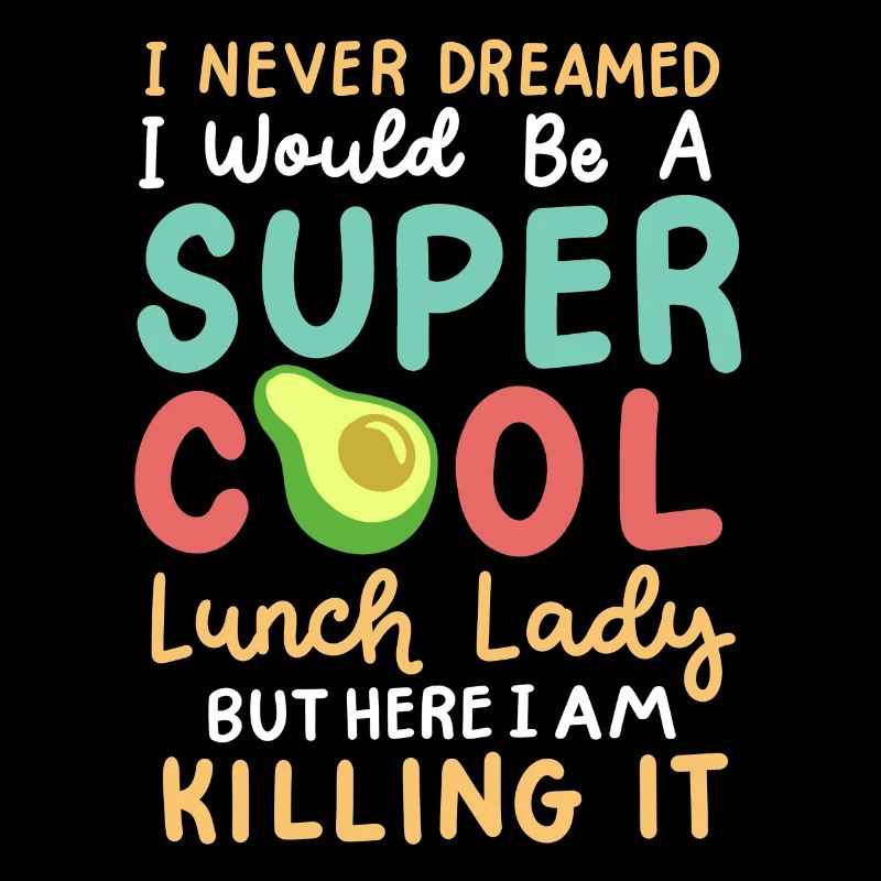 Mitarbeiterin der Schulcafeteria als Kantinendame