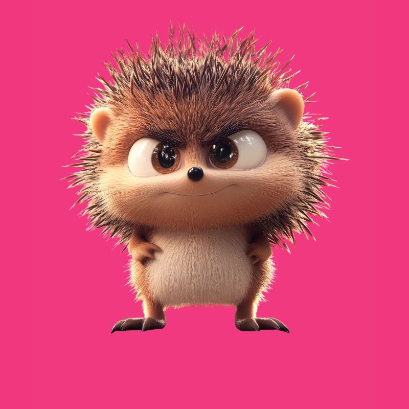 Hérisson Hérisson à ventre blanc Hérisson épineux Amour Hérisson mignon