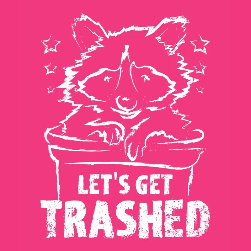Let's get trashed raccoon
