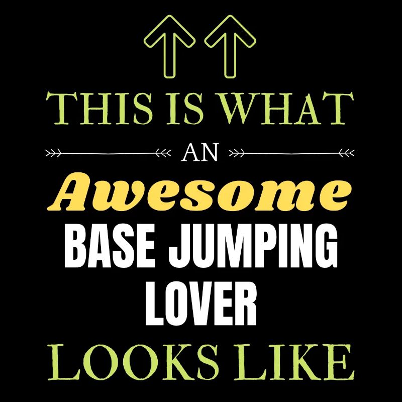 So sieht ein genialer BASE-Jumping-Liebhaber aus l
