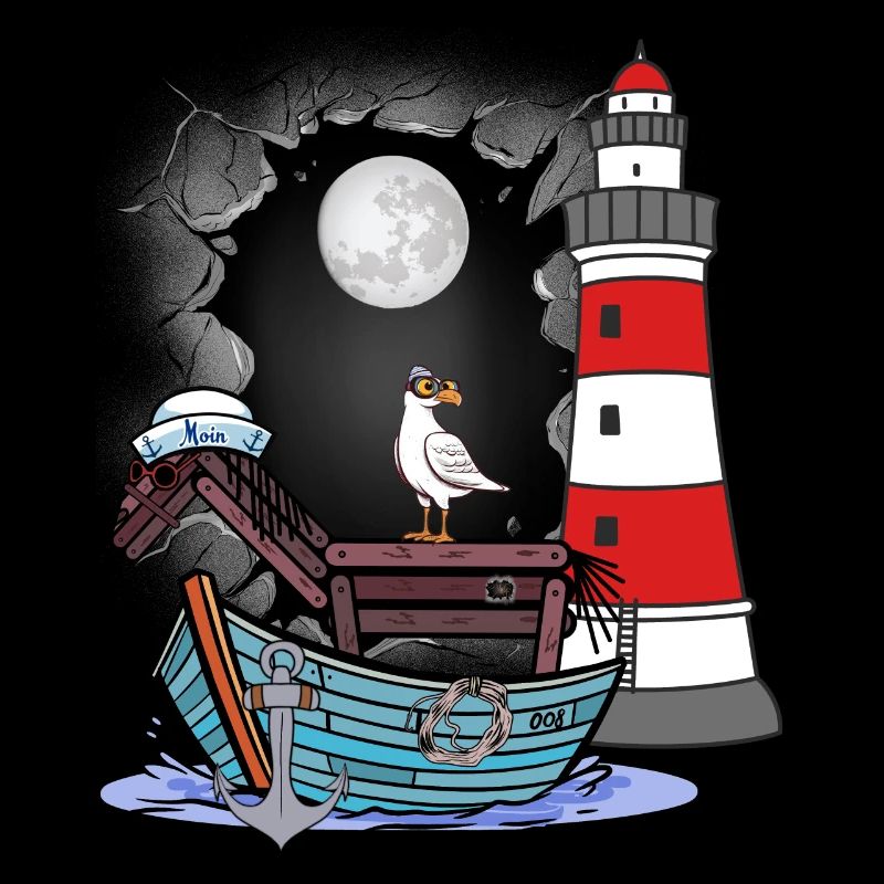 Seepferd Abenteuer Reise Boot Kinder Kind Pferd