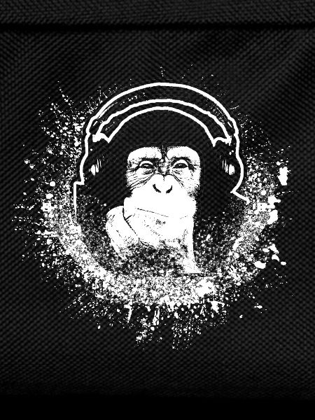 Monkey With Headphone