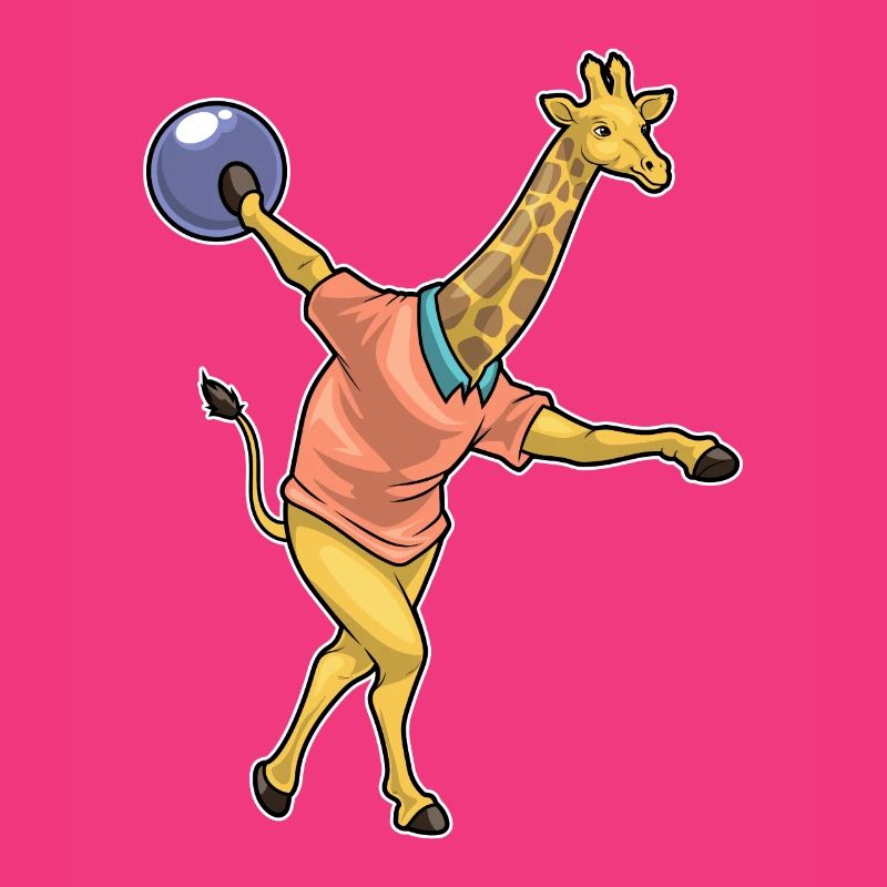 Girafe Bowling Boule de bowling