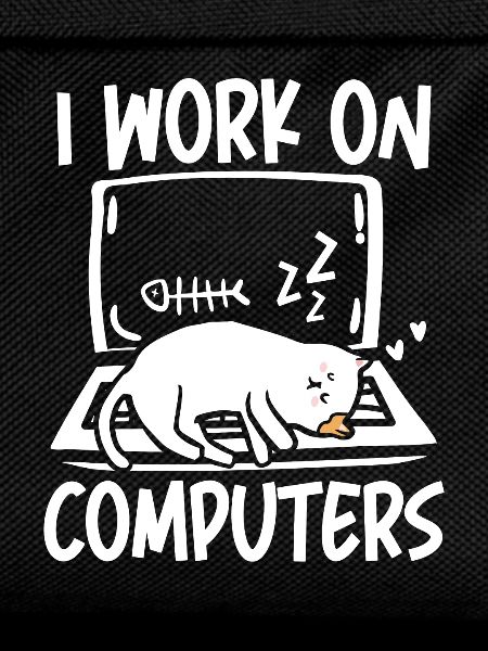 I work on computers