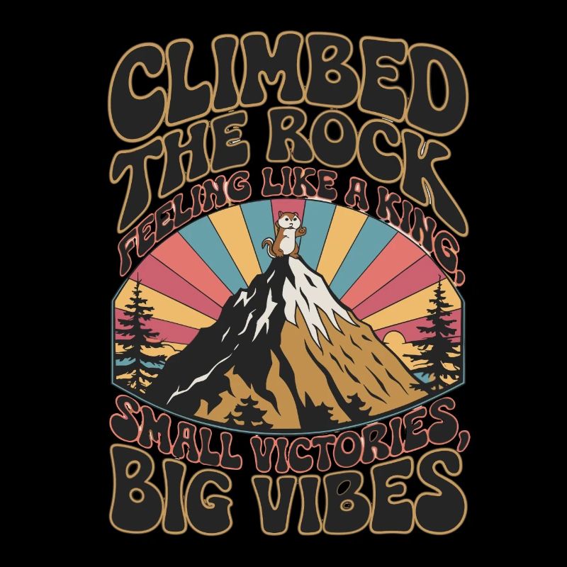 Climbed the Rock Feeling Like a King