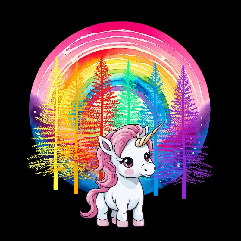 Regenbogen Einhorn Einhörner Kinder Kind