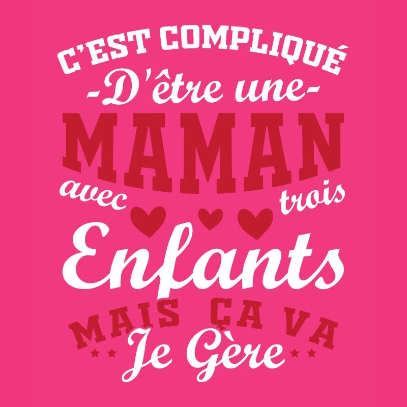 Es ist kompliziert, eine Mutter mit 3 Kindern zu sein