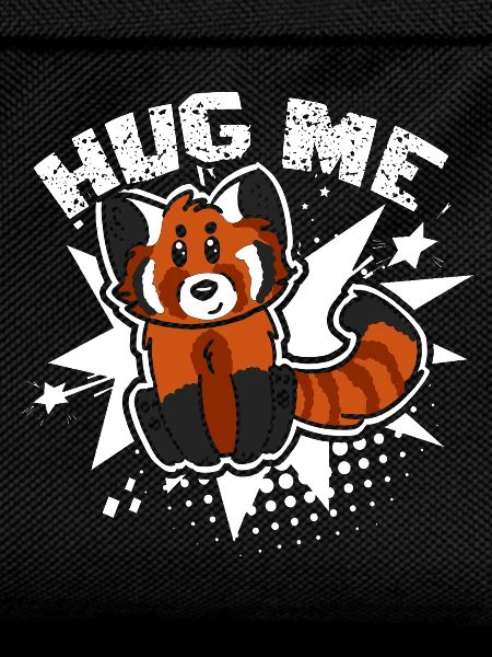 Red Panda Hugs Me