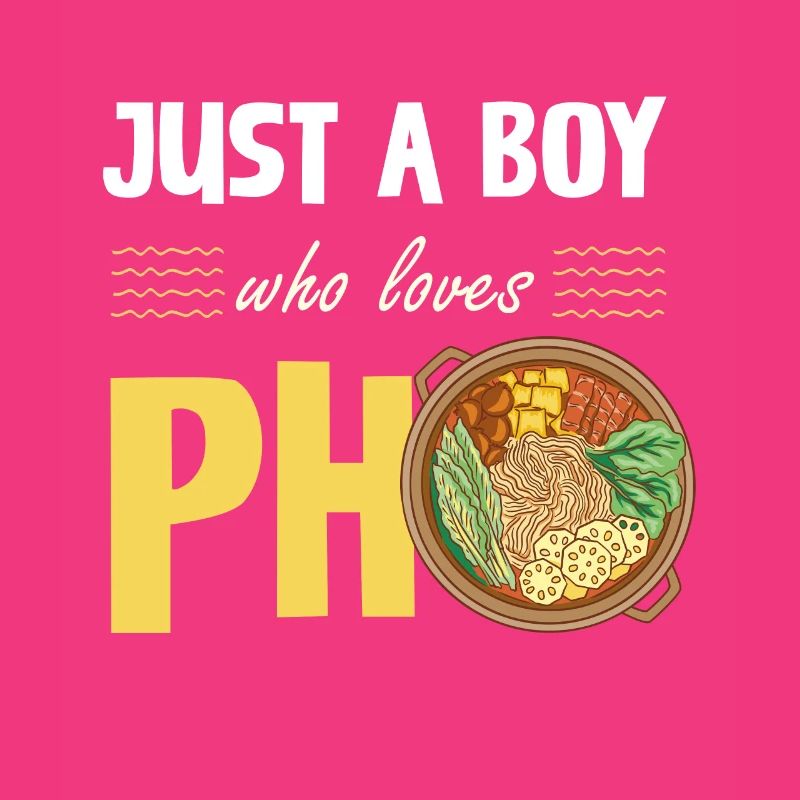 Einfach Ein Junge Der Pho Liebt