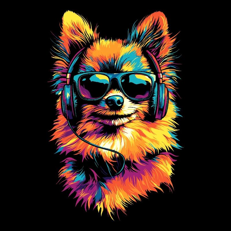 Zwergspitz Pommeraner Pom Süßer Deutscher Spitz