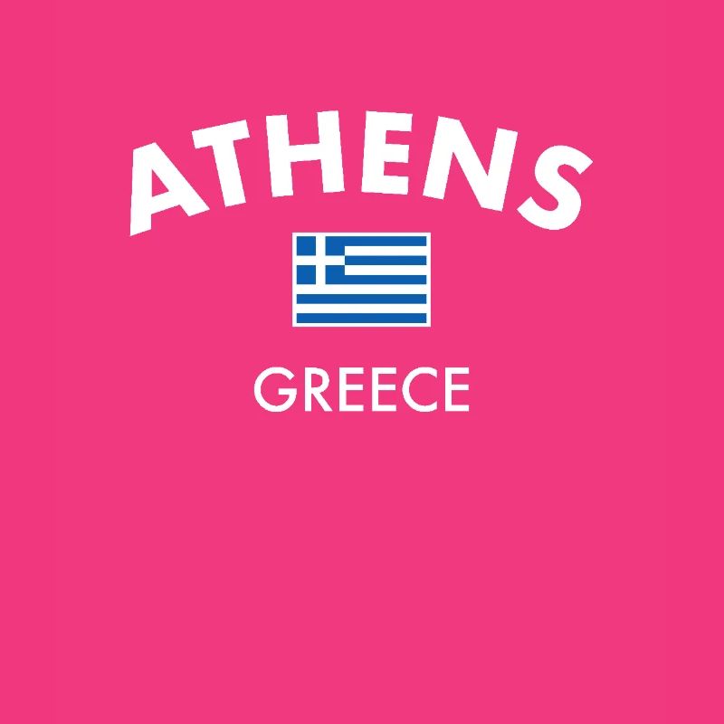 Athènes Grèce Drapeau grec Grec